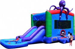 Octopus Bounce House W/Slide